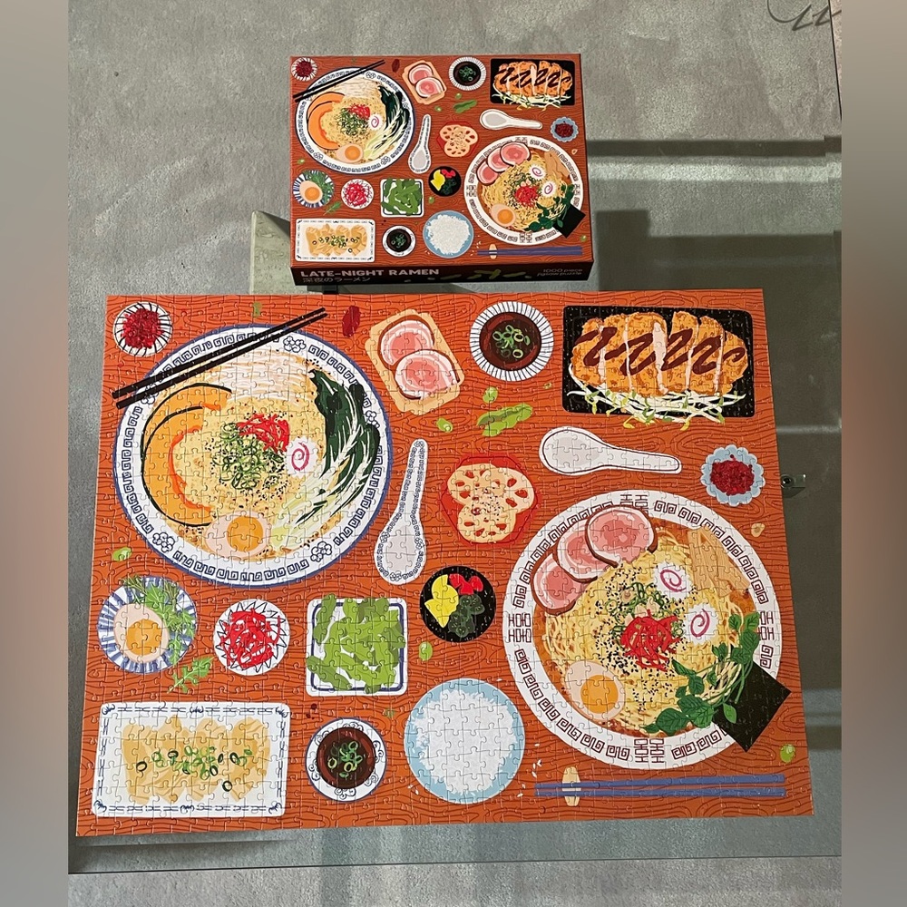 Colorful 1,000 Pieces Ramen Puzzle